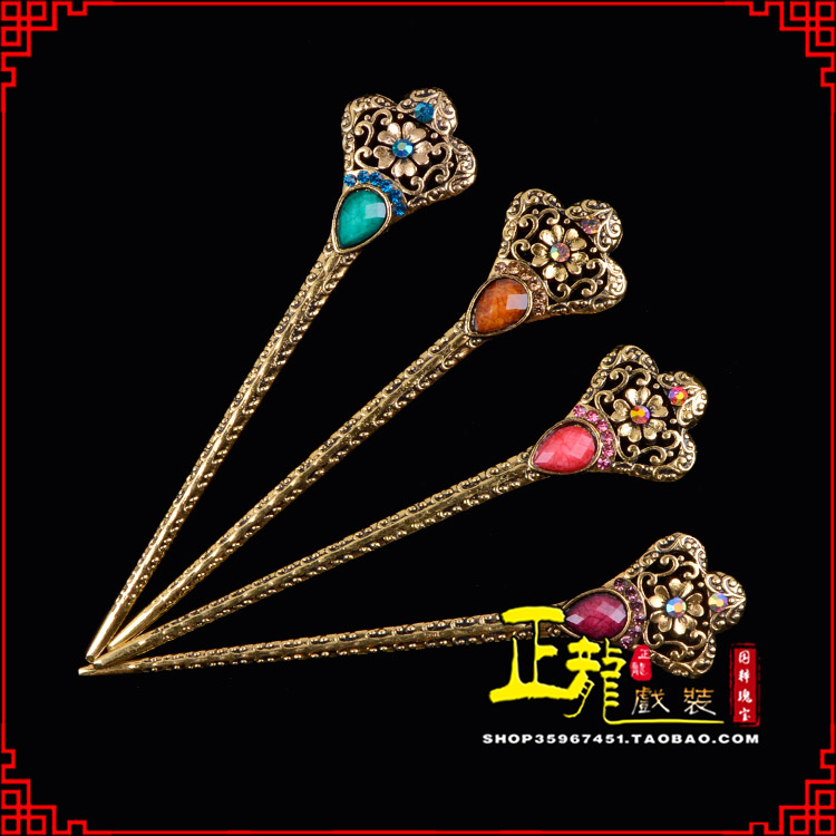 唐河头饰老旦青衣员外夫人簪子 老旦发簪