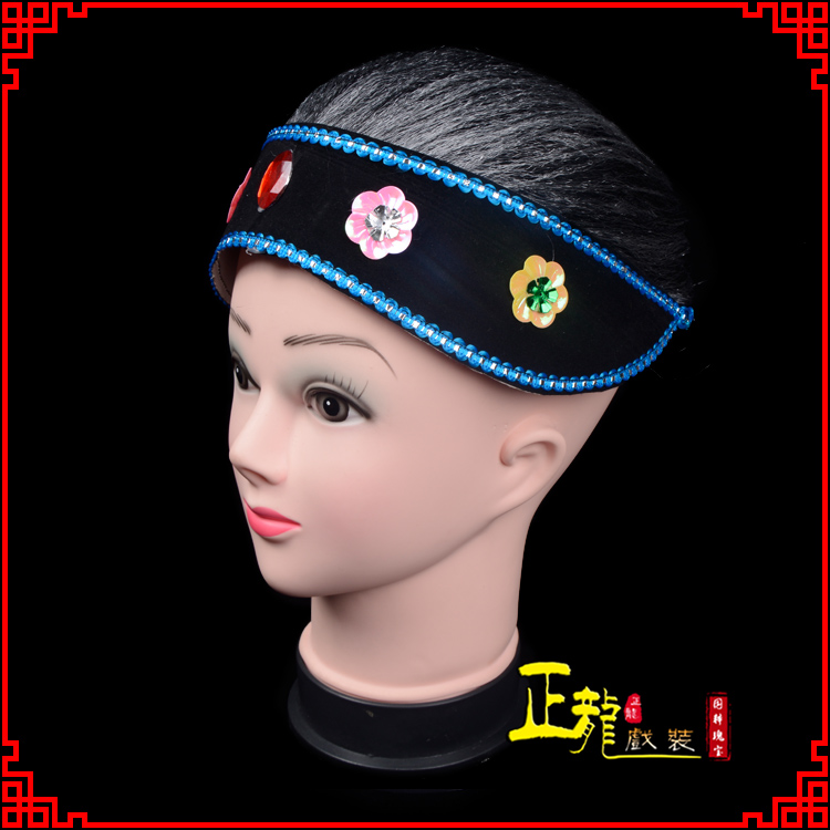 唐河老旦媒婆穷老太婆假发套 老旦头套