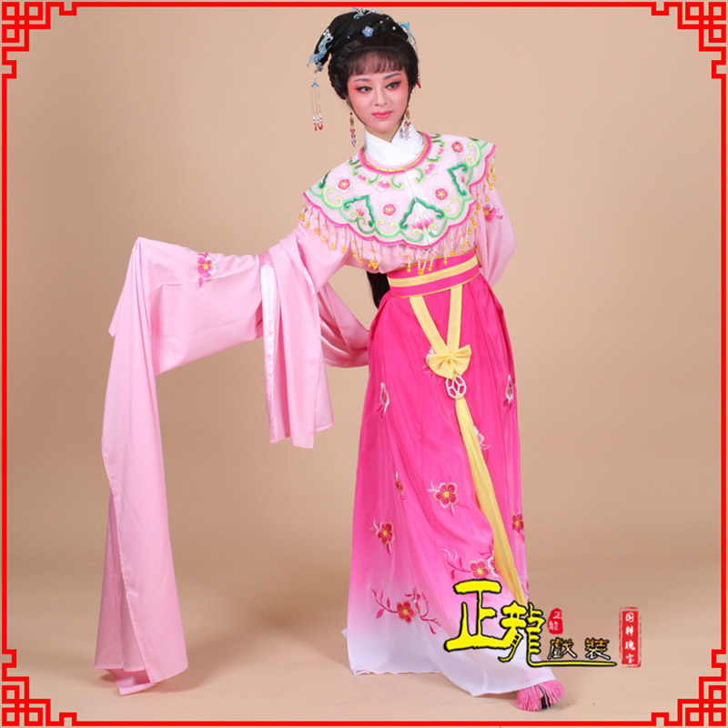 唐河水袖青衣练功花旦服 梅花古装衣