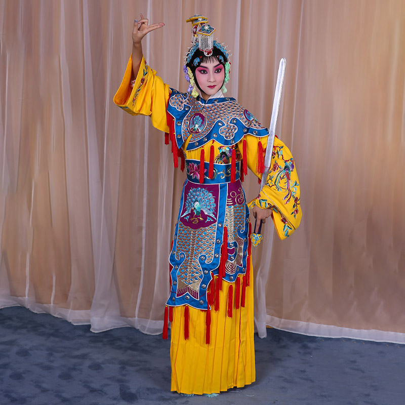 唐河霸王别姬虞姬服 软绉别姬服